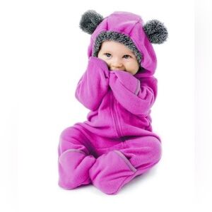 Cuddle Club Baby Bear Fleece Bunting